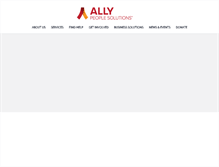Tablet Screenshot of allypeoplesolutions.org